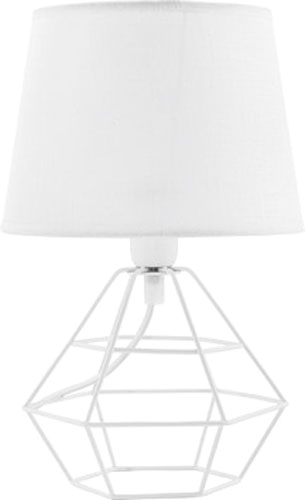 Настольная лампа декоративная TK Lighting Diamond 1x60 Вт E27 белый 844 