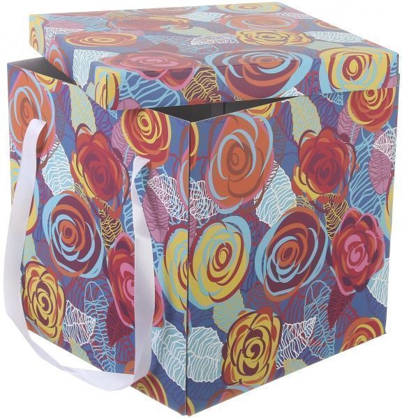 Подарочная коробка с лентой КороBox L