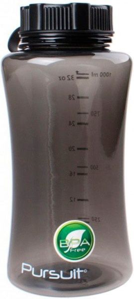 Пляшка для води Summit 1 л Pursuit Wide Neck чорна