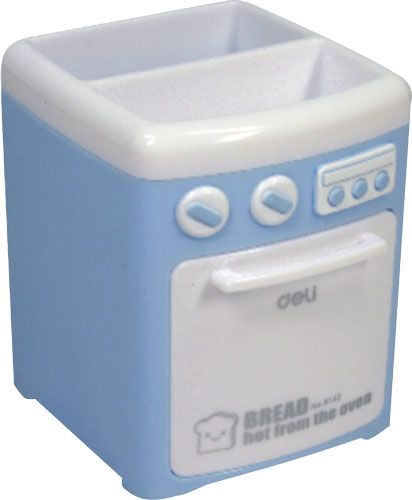 Підставка для ручок 9142Е Пiчка блакитна Deli