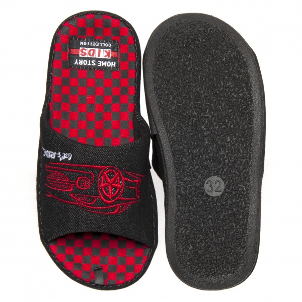 Тапочки детские для мальчика Home Story р.30 черный 210852-13 