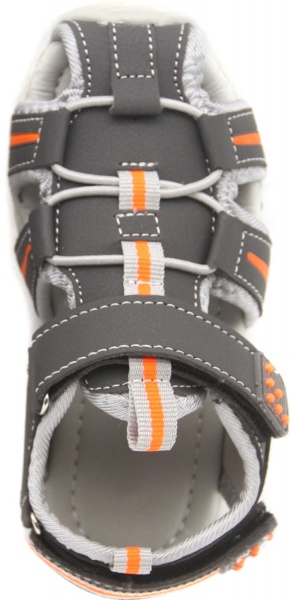Сандалі для хлопчика р.26 сірий із помаранчевим UTSH-SK4008/orng/26 