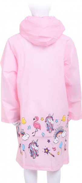 Дождевик для девочки Susino Единорожка р.120 розовый RP211 XL (120-135) 