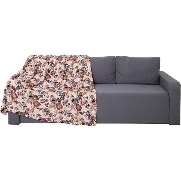 Плед мікрофібра Underprice Лісова пісня бежевий 160x200 см