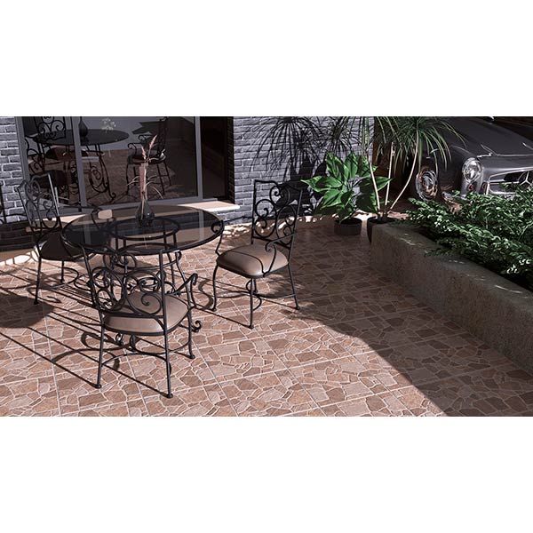 Плитка Golden Tile Cortile коричневий 2F7830 40x40 