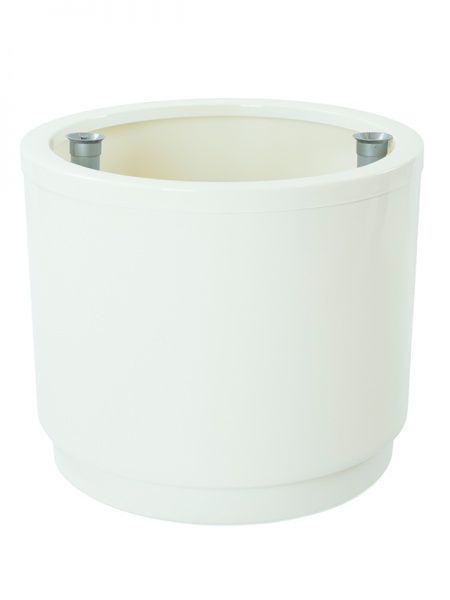 Горщик пластиковий Plastiken HIDROJARDINERA 4148 круглий 80 л 233 Біла (4148 blanco 4148 б) 