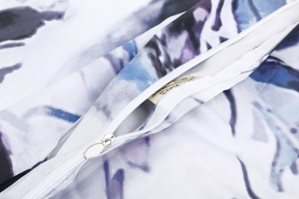 Комплект постельного белья Viana 2 белый с принтом La Nuit (без простыни) 