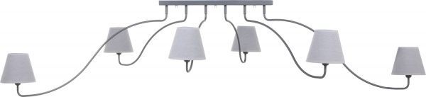 Люстра Nowodvorski 6x40 Вт E14 серый Swivel 