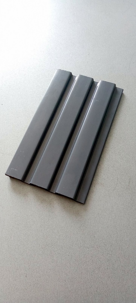 Реечная панель Walldeco полимерная 115x12x2900 мм светло-серый (D404-302 )