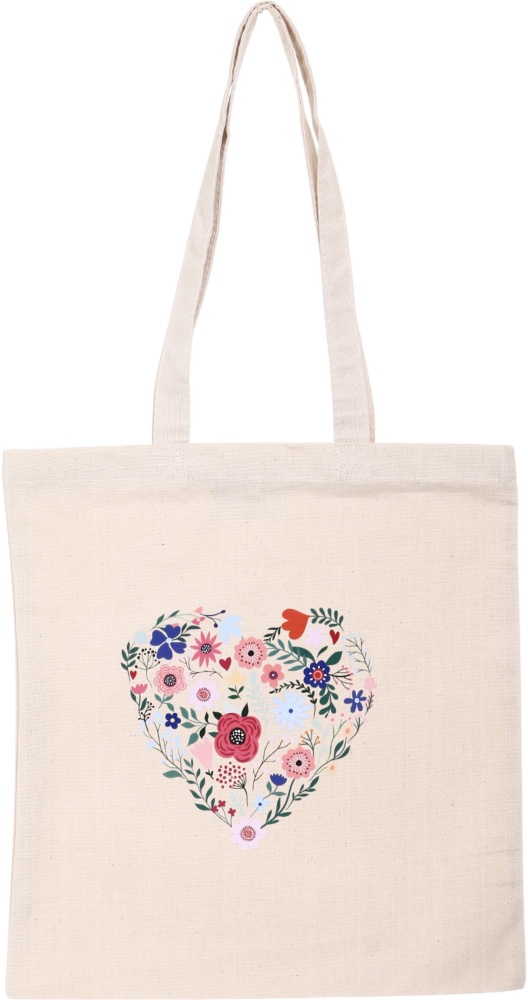 Екосумка Сердце 410х370 (600) натуральний