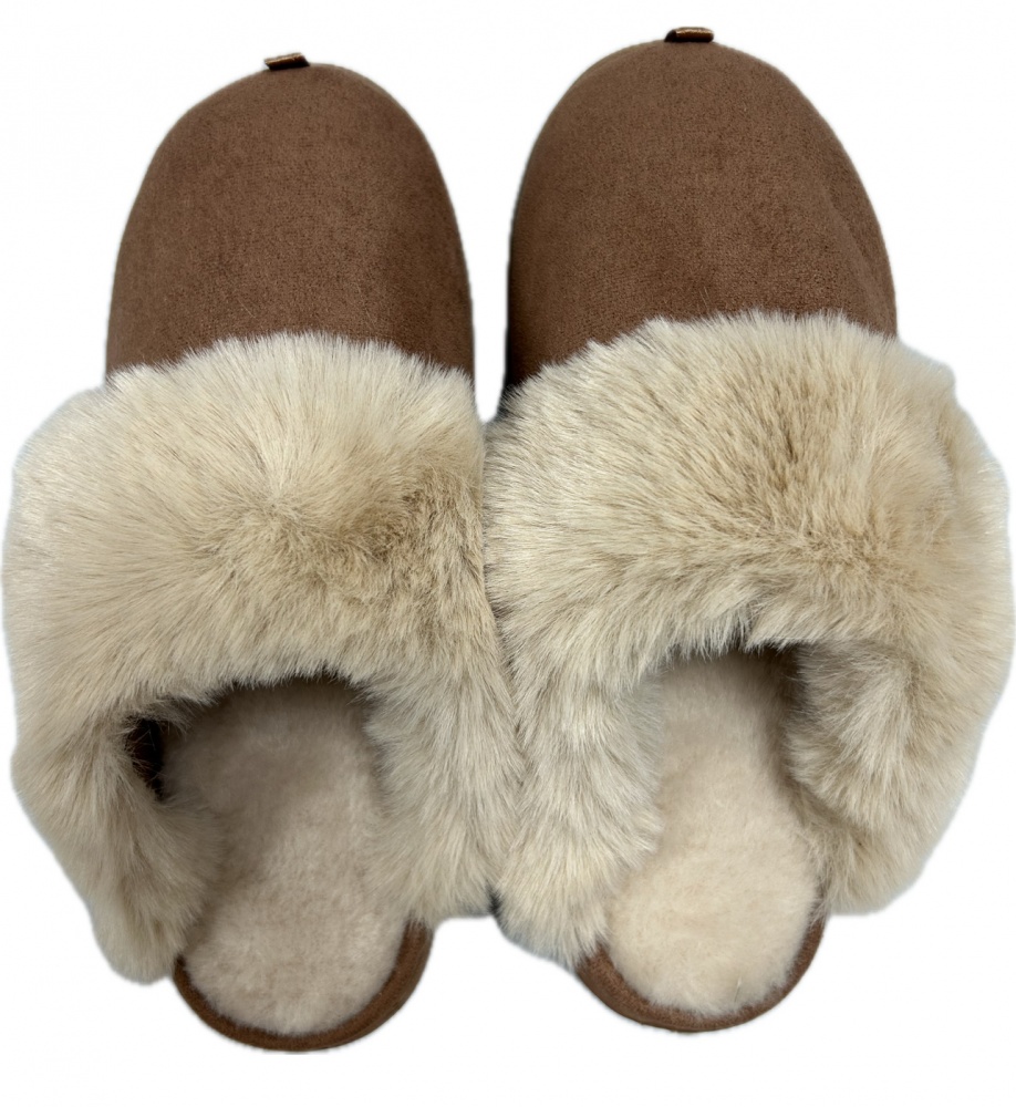 Капці домашні Gemelli Пухнастик р.38/39 медовий