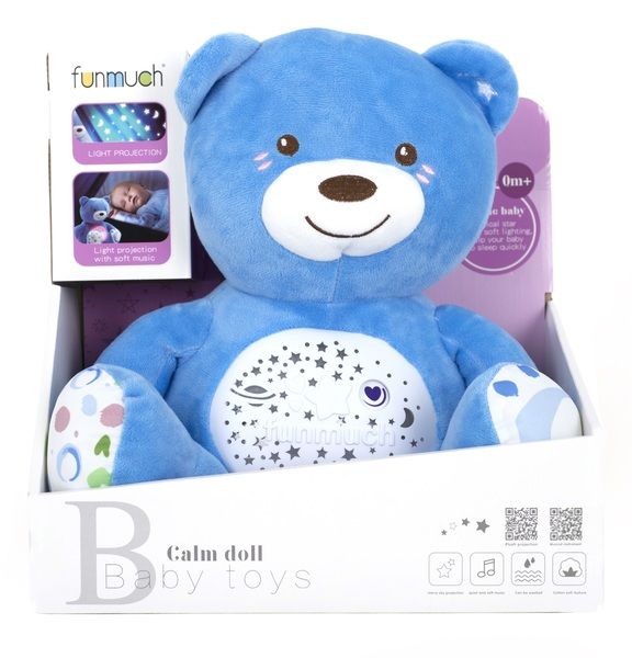 Игрушка музыкальная Funmuch Мишка с проектором FM666-1