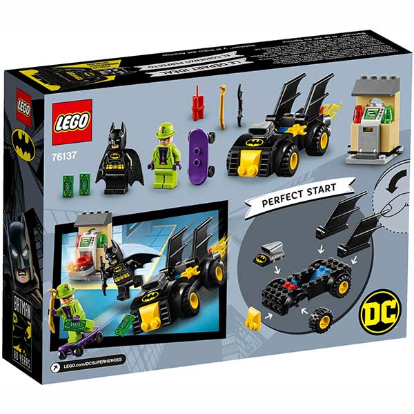 Конструктор Lego DC Comics Super Heroes Бетмен проти пограбування Загадочника 76137