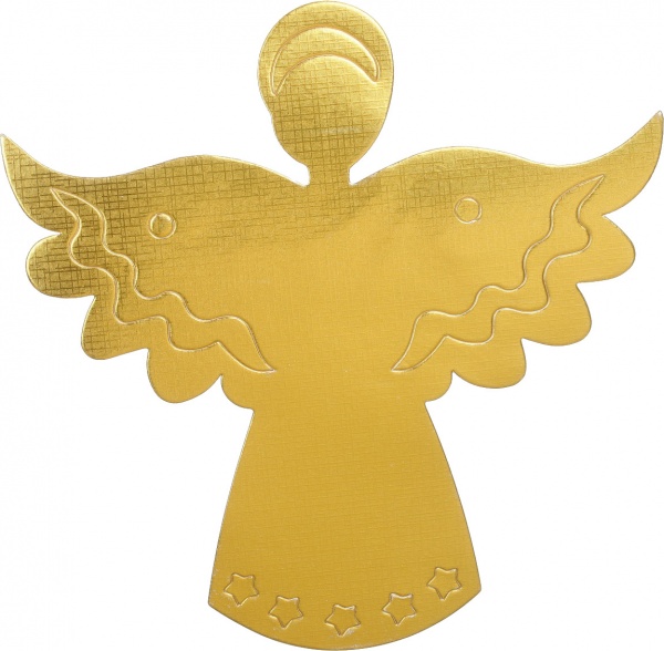 Гирлянда 9 ангелов из картона в ассортименте 3 м 