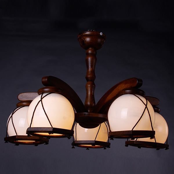 Люстра Edylit Rzemyk 150/9 дуб