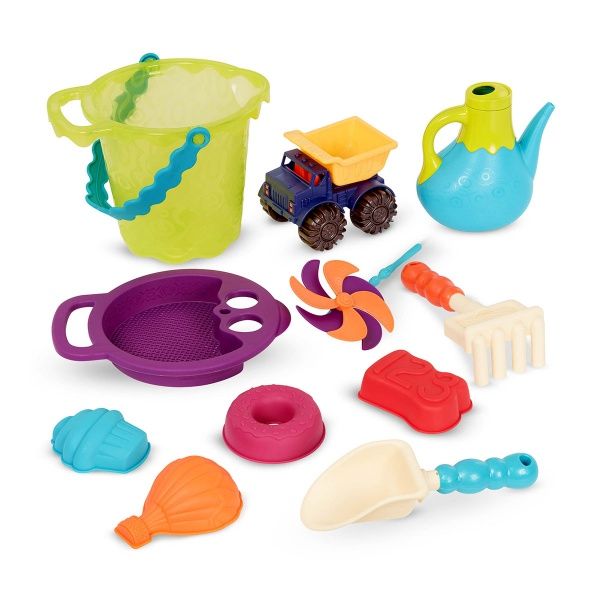 Набір для гри з піском і водою Battat Сумочка лайм BX1307Z