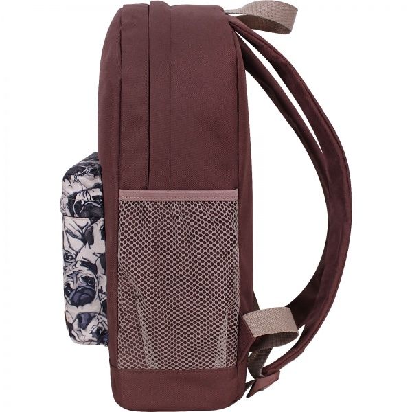 Рюкзак молодежный Bagland Мопс 17 л коричневый суб.981 (533662)