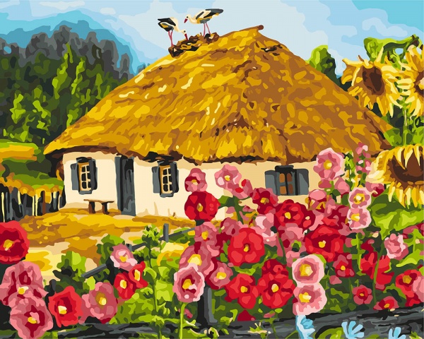 Картина по номерам Живописный вид Идейка 