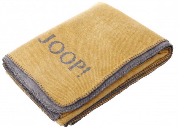 Плед Melange-Df Gold-Silber 150x200 см серый с желтым Joop! 