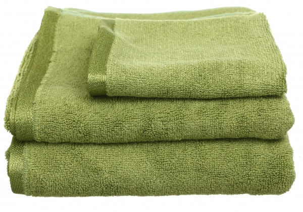 Рушник махровий Glossy 50x90 см оливковий Texpol 