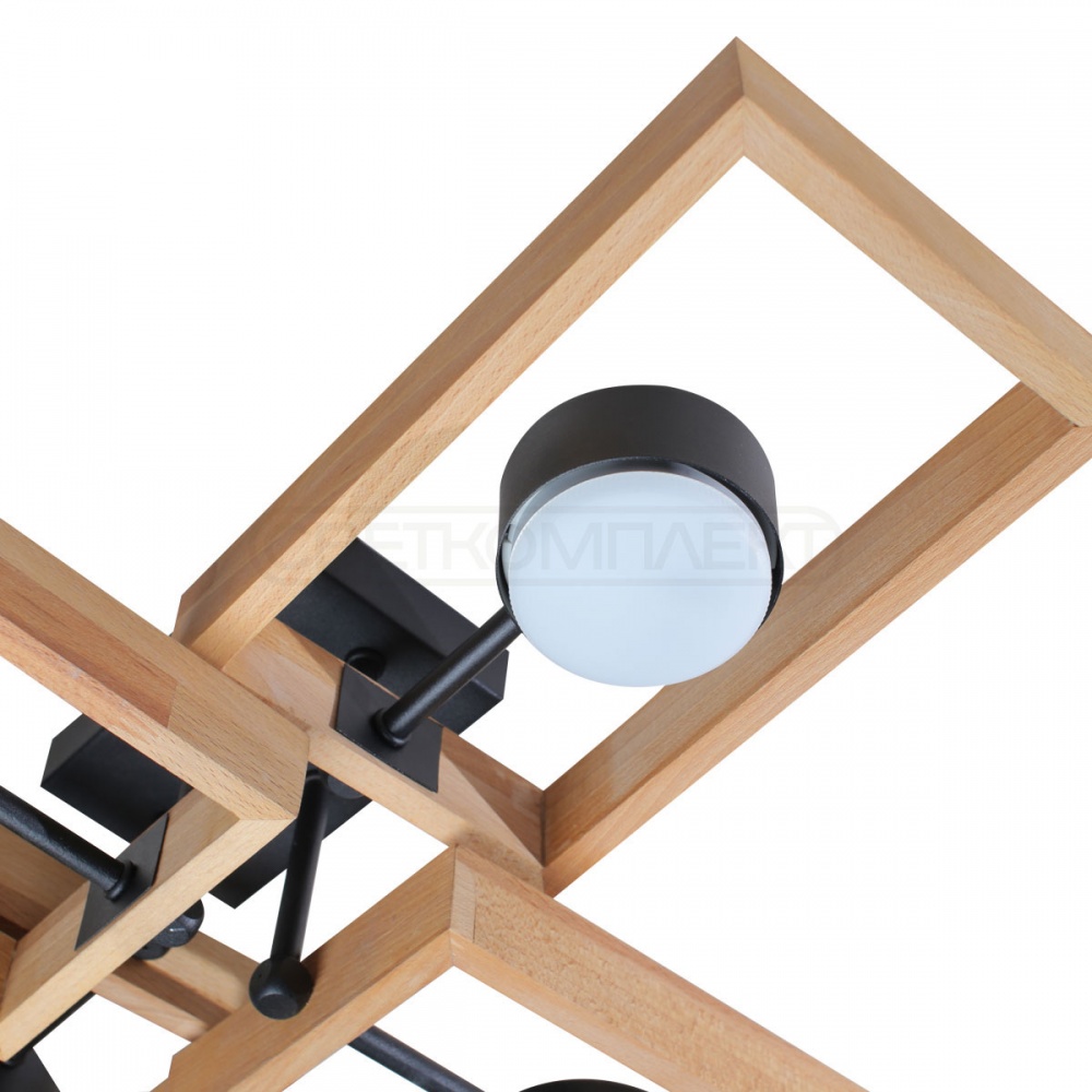 Люстра потолочная LIGHT SET KARPATY 4xGX53 черный