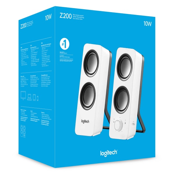 Акустична система Logitech Z200 - EU (980-000811) 2.0 white 