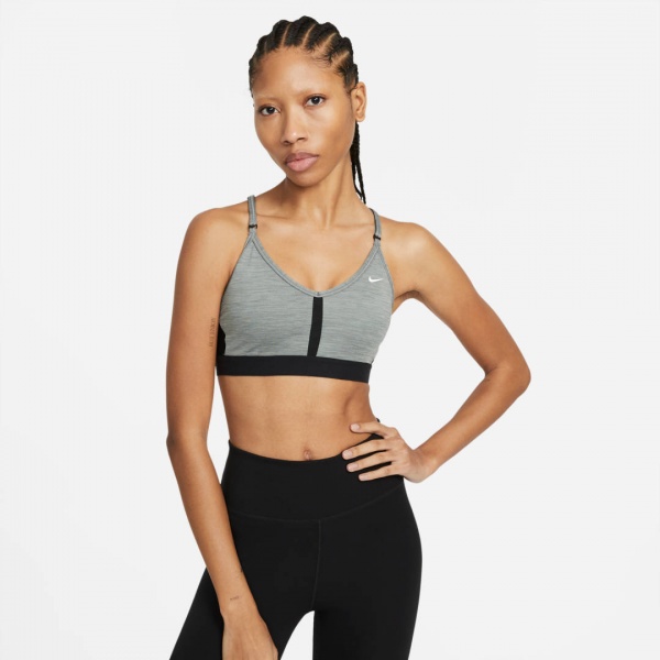 Бра Nike W NK DF INDY V-NECK BRA CZ4456-084 р.L сірий