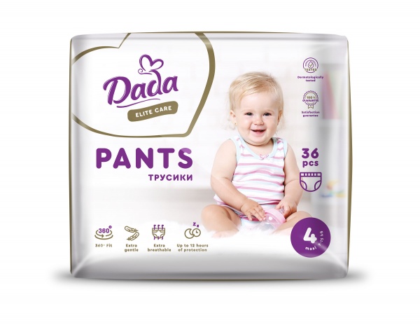 Підгузки-трусики Dada Elite Care 4 Maxi (9–15кг) 36 шт.