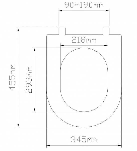 Сидіння для унітаза з кришкою Rapal 12dsg дюропласт Soft close та Quick release універсальне