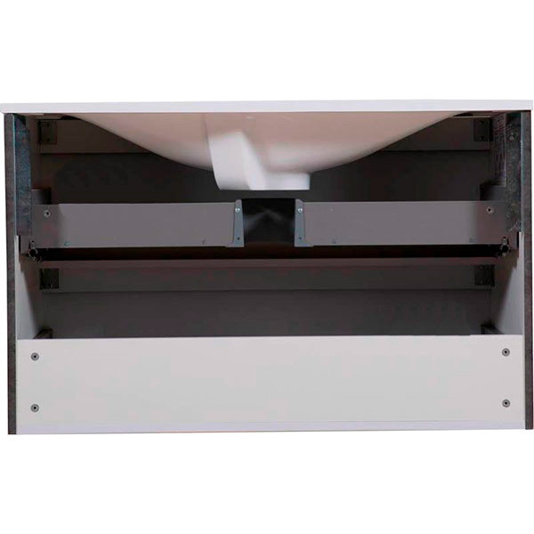 Тумба подвесная Aqua Rodos HeadWay 100 см темный мрамор под умывальник из искусственного камня 100