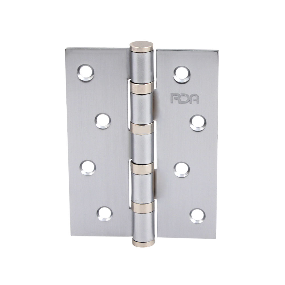 Петля RDA 66304 врезная 100x31x2,5 мм матовый хром универсальная 2 шт.