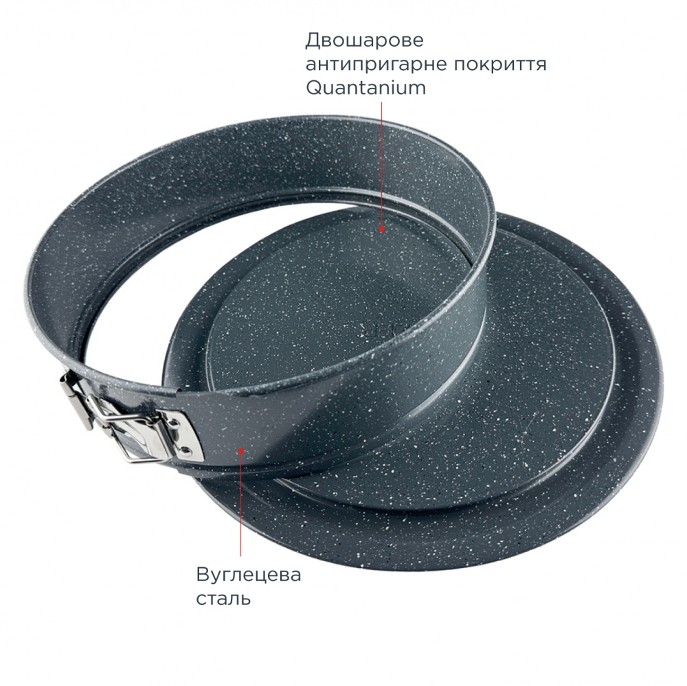 Форма для торта роз'ємна Vinzer Dolci Line 24х7 см 50786