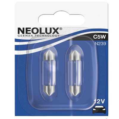 Автолампа Neolux Standart C5W 12V/N239 - duo blistr 780553