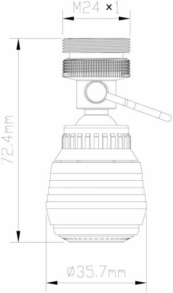 Аэратор Mixxen Бетта MXBR0082