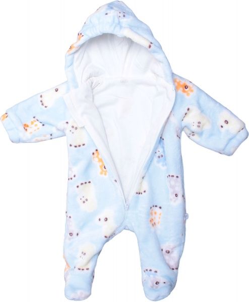 Комбінезон для дівчаток Фламінго 497-910 блакитний р.68 