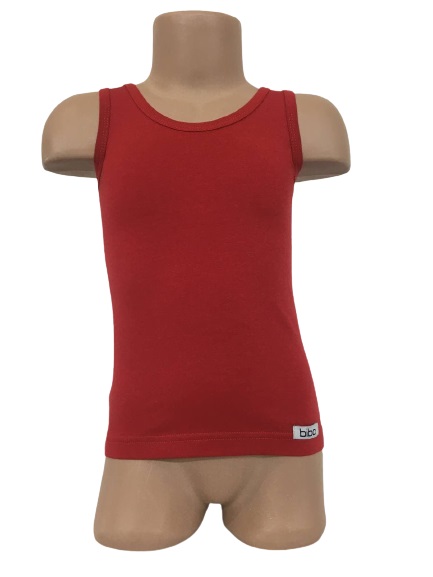 Майка детская для мальчиковдетские Bibo р.116 красный 44048 