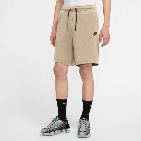Шорти Nike M NSW TCH FLC SHORT CU4503-224 р. 2XL бежевий