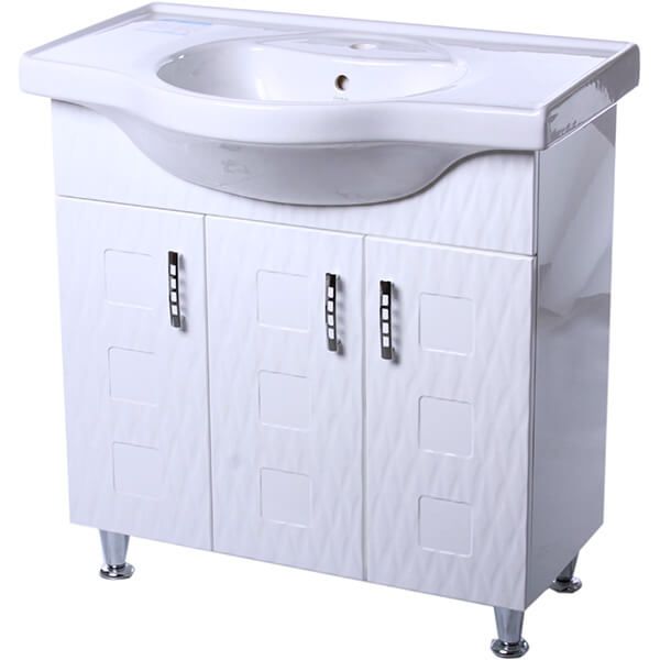 Тумба підлогова Aqua Rodos Ассоль 80 з умивальником New Klasik 060100-u