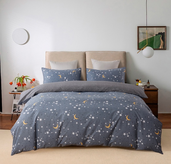 Комплект постільної білизни Noite 1,5 синій La Nuit 