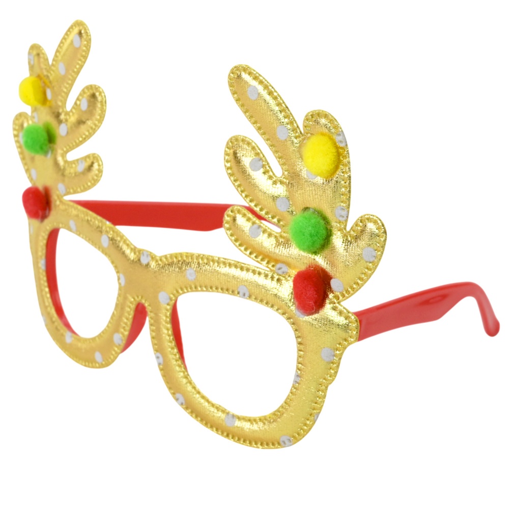 Аксессуар для карнавала Shantou Очки Санты E2421 в ассортименте