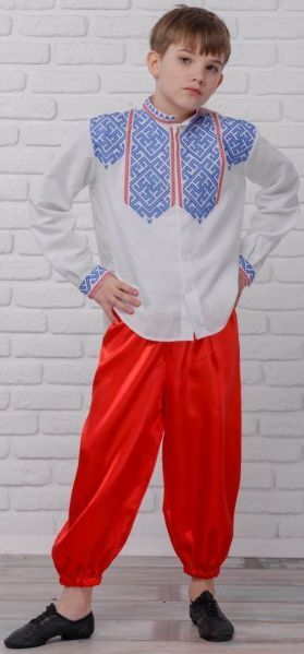 Шаровари дитячі Сварга р.134-140 червоний 