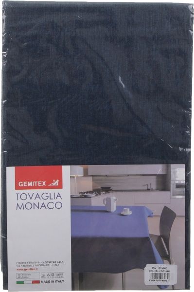 Скатерть Monaco 120x160 см синий Gemitex 