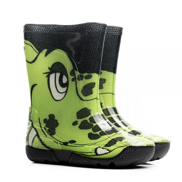 Сапоги резиновые Олдком Крокодил р.29-30 зеленый с черным 