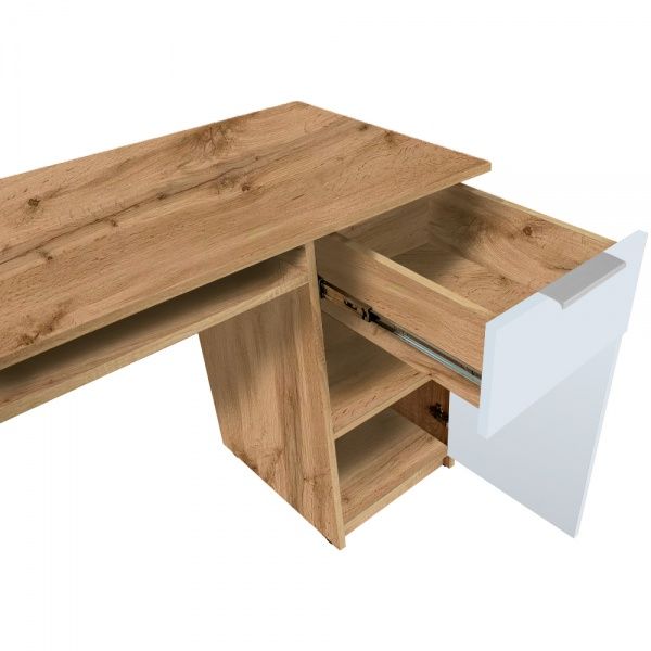 Стол письменный DC Дален дуб тахо/нимфея альба 