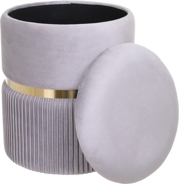 Сундук-пуф Bernard светло-серый 31,5х31,5х38 см 