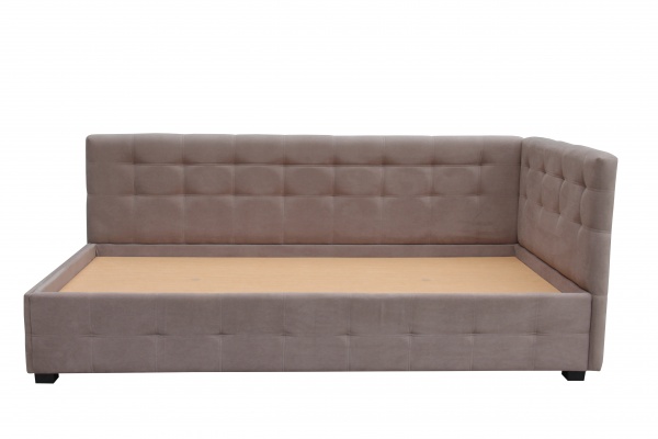 Кровать Берегиня Остин серый 90x200 см 