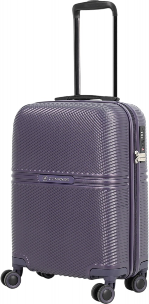 Чемодан Compass MS-2690 60 л фиолетовый 46x25,5x68 см M