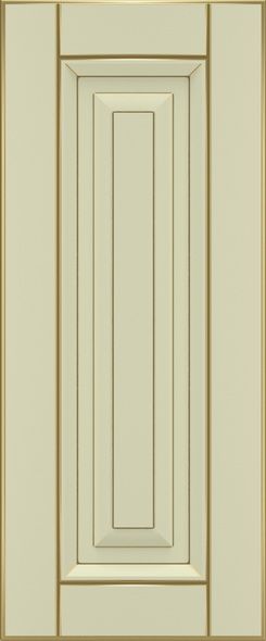 Фасад для кухні Грейд-Плюс Ваніль патинована золотом №384 713x296 Паюта