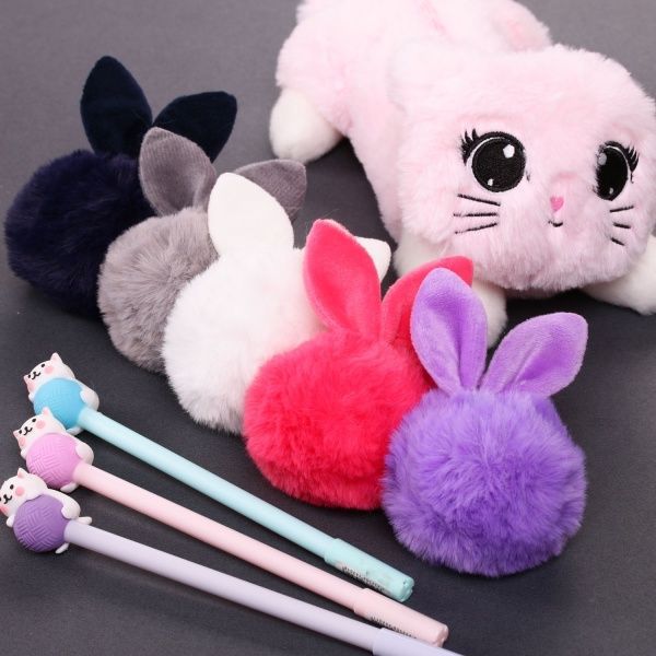 Ручка гелевая Sweet Cat фиолетовый 