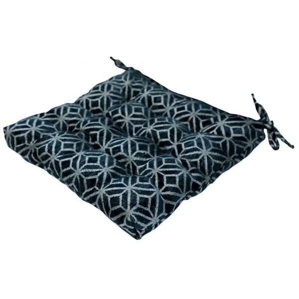 Подушка на стул синяя Motiff Jazz02 Decora textile